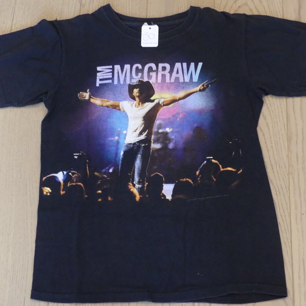 Tim McGraw Emotional Traffic Tour Concert T-Shirt Black Small Adult Unisex